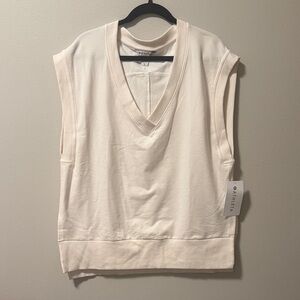 NWT Athleta Retroterry V-Neck Sweatshirt